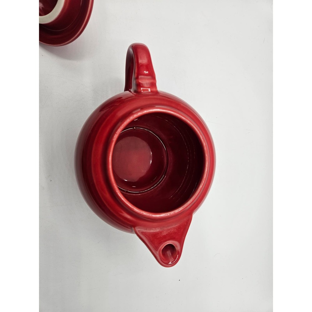 Homer Laughlin Fiestaware Small Teapot & Lid 5 inches 2 Cup Capacity - Picture 5 of 10